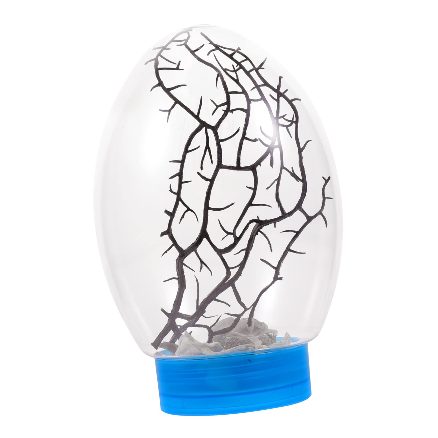 DOITOOL Closed Desktop Fish Tank Led Light Ecosphere Aquarium for Beginners High-transparency Easy Setup Relaxing Closed Aquatic Ecosystem Base