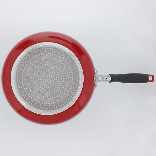 Vista 31 de Bestco IH ND-9453 Deep Frying Pan, 9.4 inches (24 cm), Red, Modena