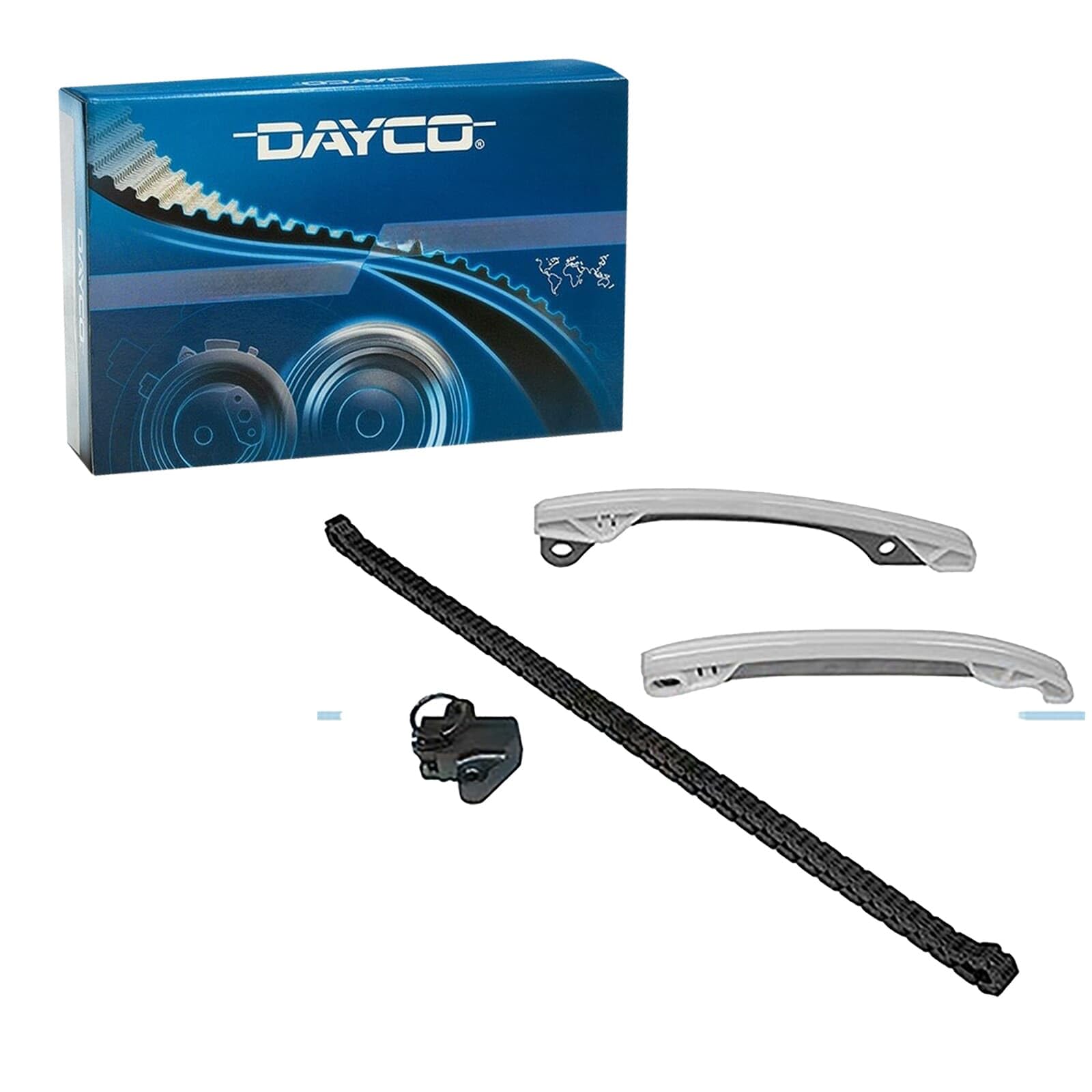 DAYCO Jeu de chaînes de distribution KTC1124 Compatible avec: DACIA DOKKER Express Kasten/​Großraumlimousine, DOKKER Großraumlimousine, DUSTER, DUSTER, DUSTER Kasten/​SUV, LODGY, LOGAN II, LOGAN MCV II