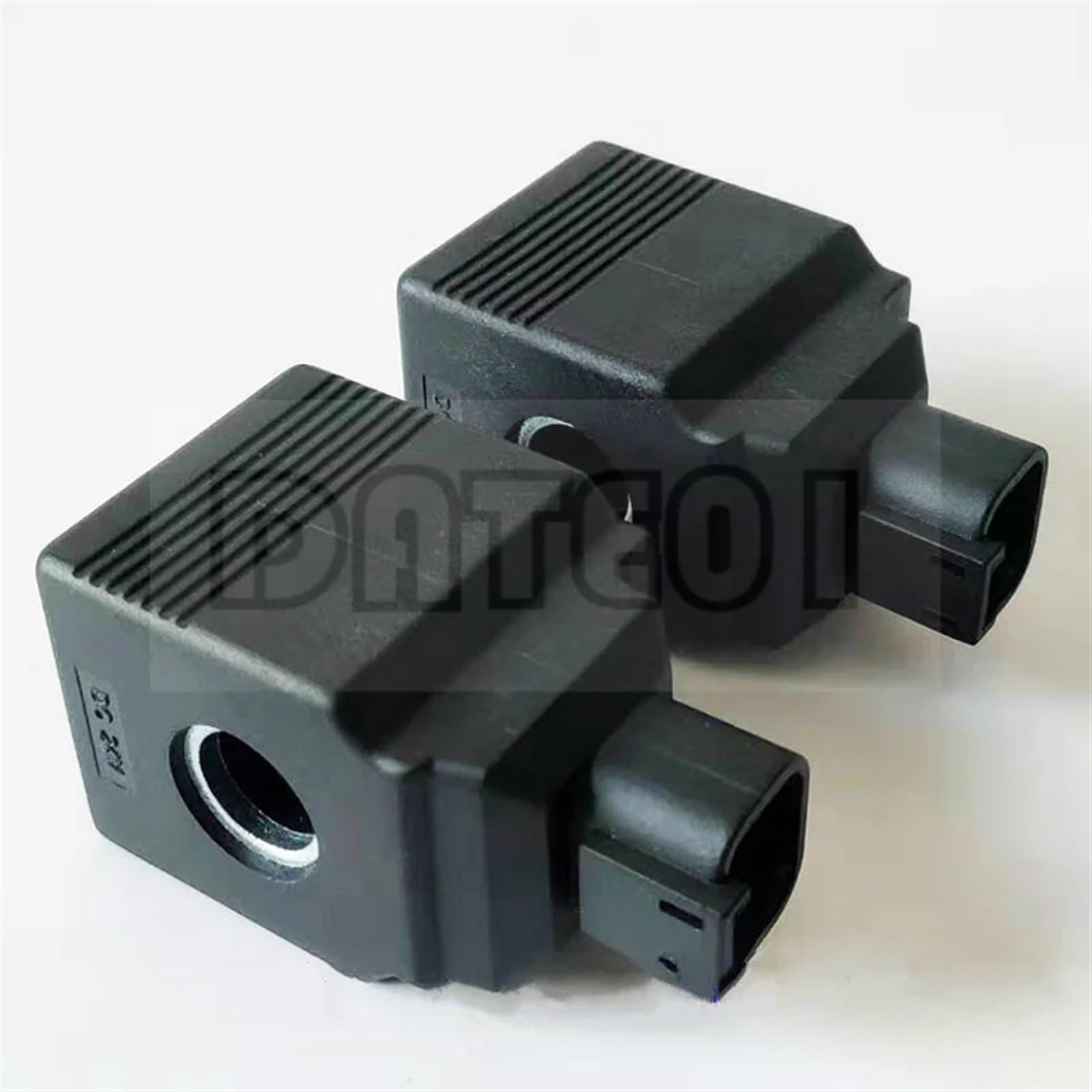 Coil Pilot Magnetventil, Spule, Magnetventil, Spule mit zwei Nadeln, Grabmaschine DC 24 V DC 12 V (DC 12 V)