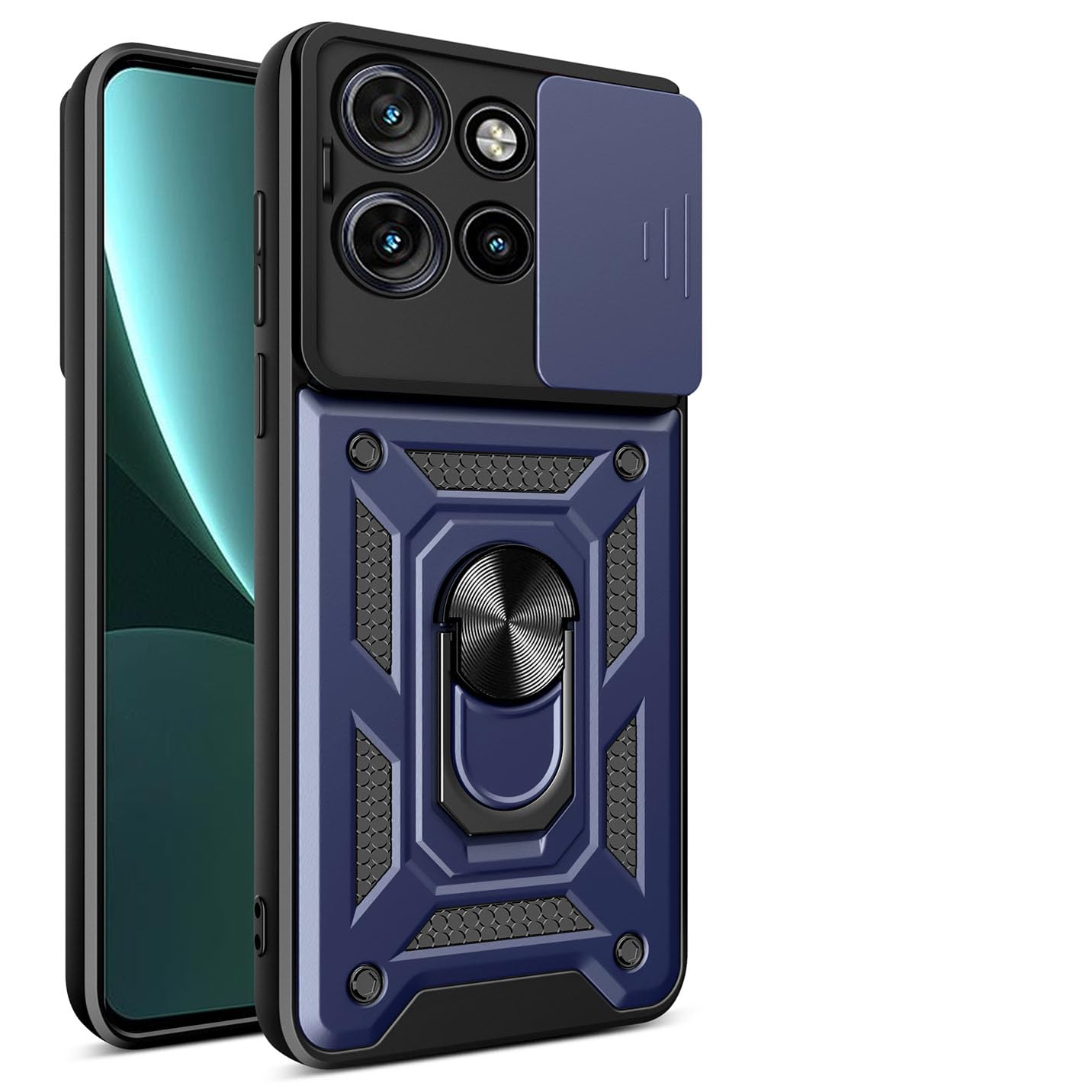 BORYA Case For Motorola Edge 50 Neo, Shockproof PC + TPU - View #5