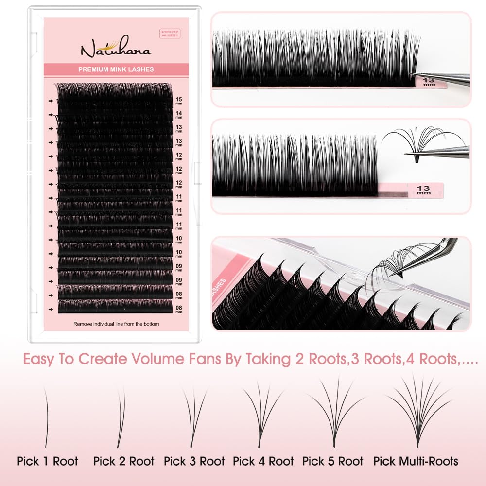 Extension Ciglia Classico Singole One to One Lashes 0.03-0.20mm B C CC D J Curl 8-15mm Naturali Individuale Finte Ciglia Volume Russo Professionale Eyelash Extensions