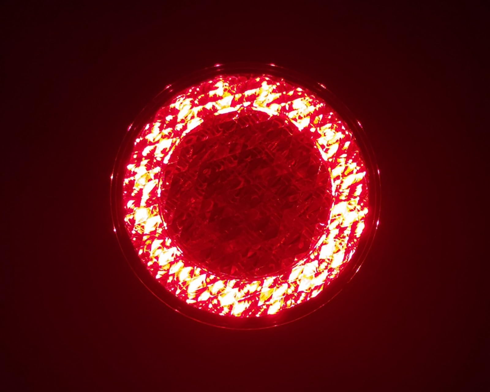 Indicador Retrovisor Remolque Camión Autobús Parada Coche Señal De Giro, Luz Trasera 2x E4 95mm, Luces Traseras Redondas Alto Brillo 12V LED Roja Ámbar Giro Intermitentes