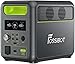 FOSSiBOT Tragbare Powerstation F1200, 1024Wh LiFePO4 Solargenerator mit 2 1200W AC (Spitze 2400W), 100W Typ-C, 0-100% Akku in 45 Min Power Station, für Camping, Wohnmobil, RV, Reisen