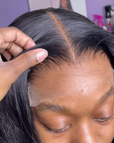 Myshinywigs 5x5 Real HD Lace Closure Skinlike Straight Human Hair ...