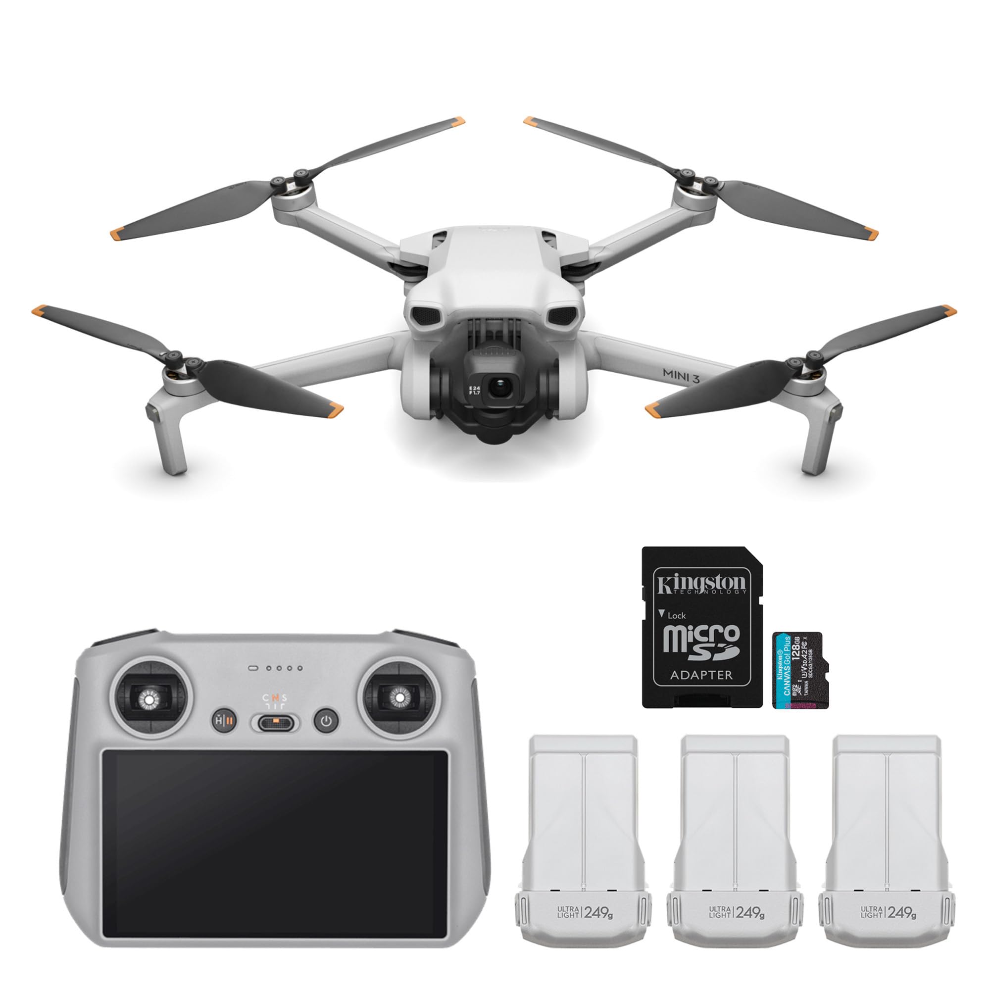 Amazon.com: DJI Mini 3 Fly More Combo (DJI RC) with 128GB Memory
