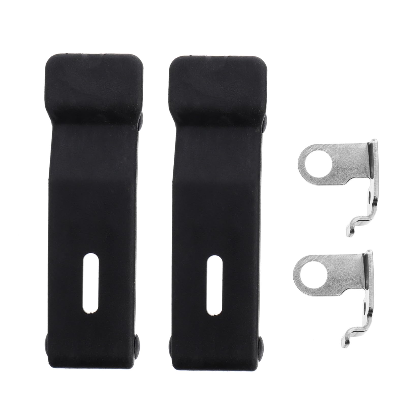 SEWACC 2Pcs Rubber Over Center Latch for Electrical Cabinet Flexible Door Draw Lock Replacement Front Storage Rack Latch with Concealed Keeper Durable and Reliable Electric