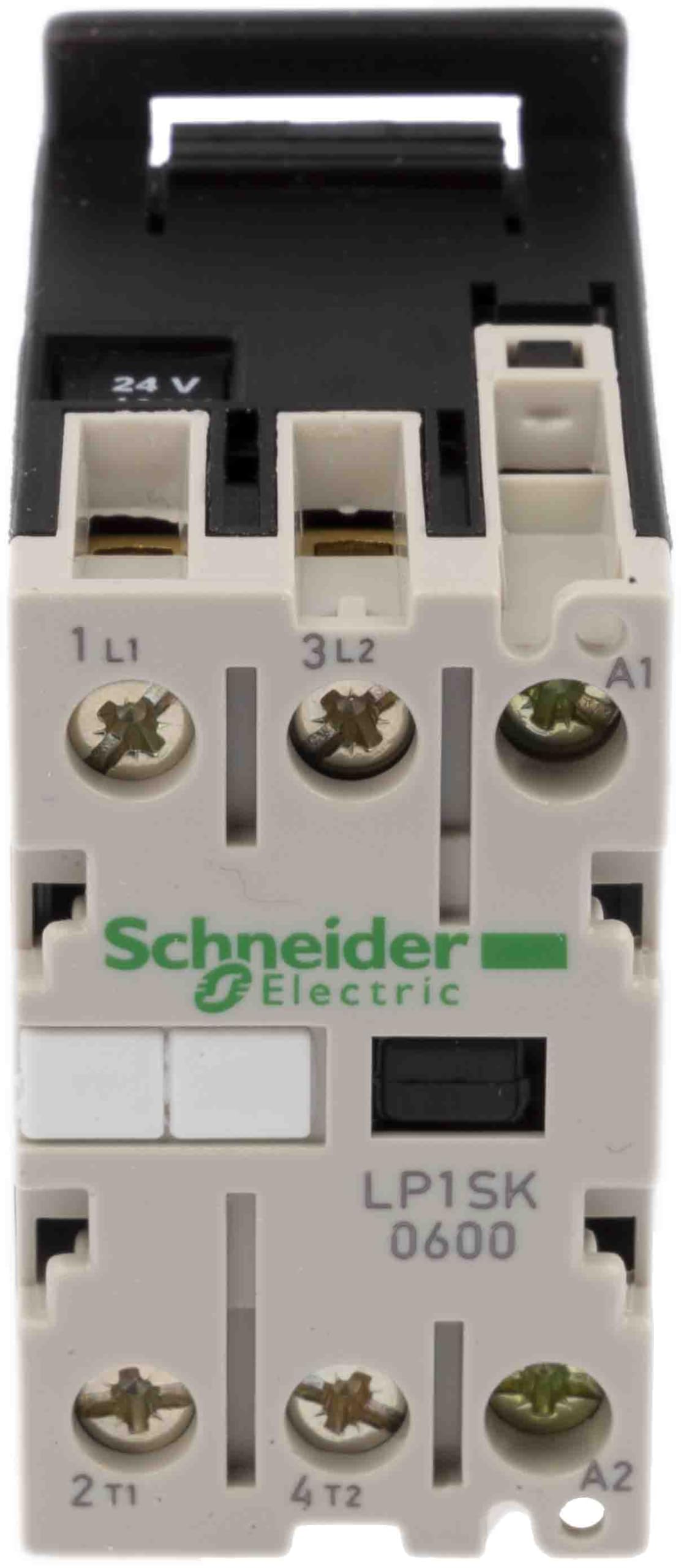 Schneider Electric, TeSys SK - mini contactor - 2P (2 NO) - AC-1-690 V 12 A - 24 V DC coil, LP1SK0600BD