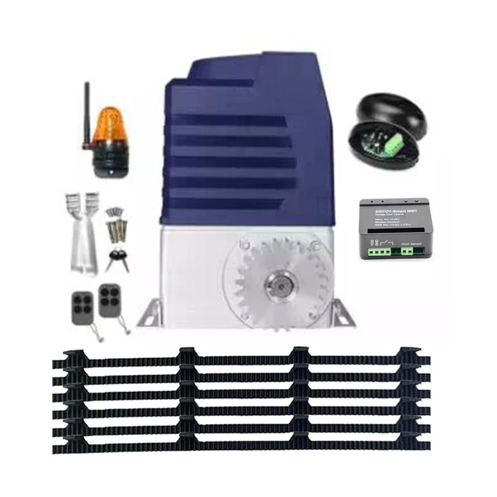 WiFi Controller 2000kg Sliding Gate Opener Electric Door Motor Gear Rack Operator