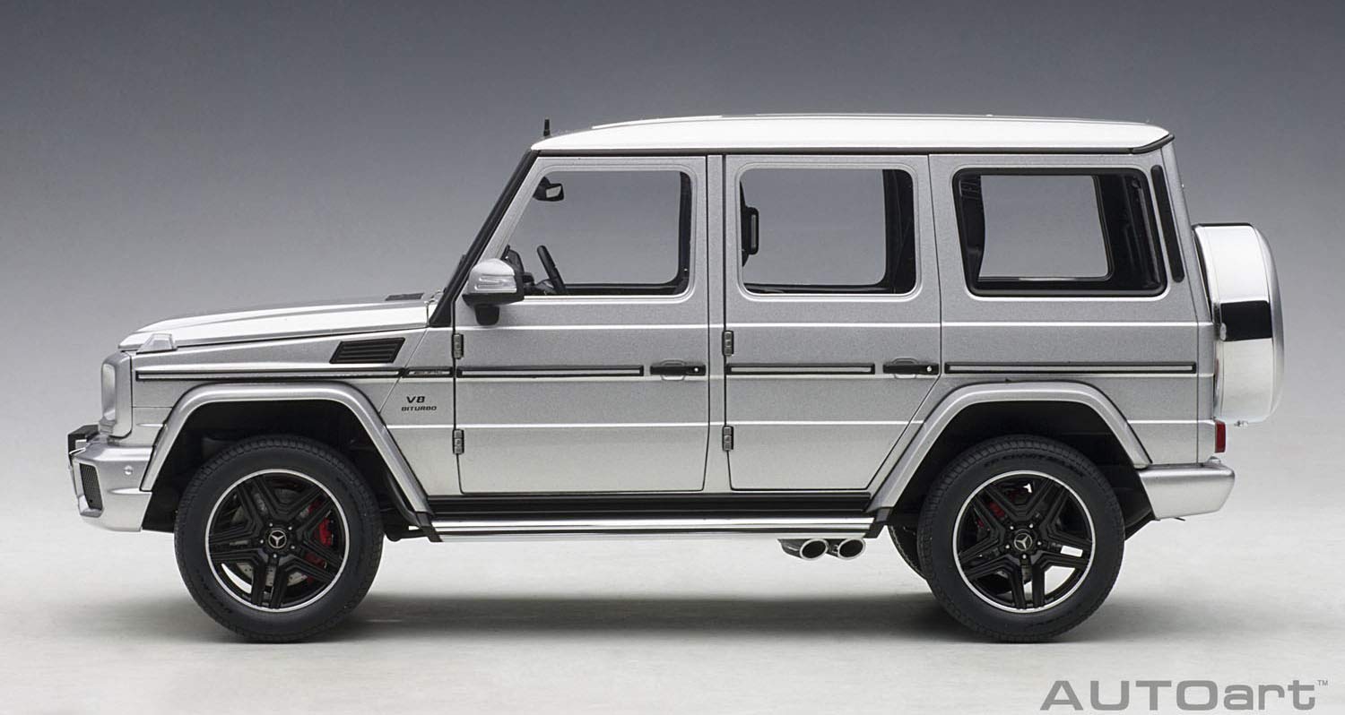 Amazon | AUTOart 1/18 メルセデス AMG G63 2017 シルバー 完成