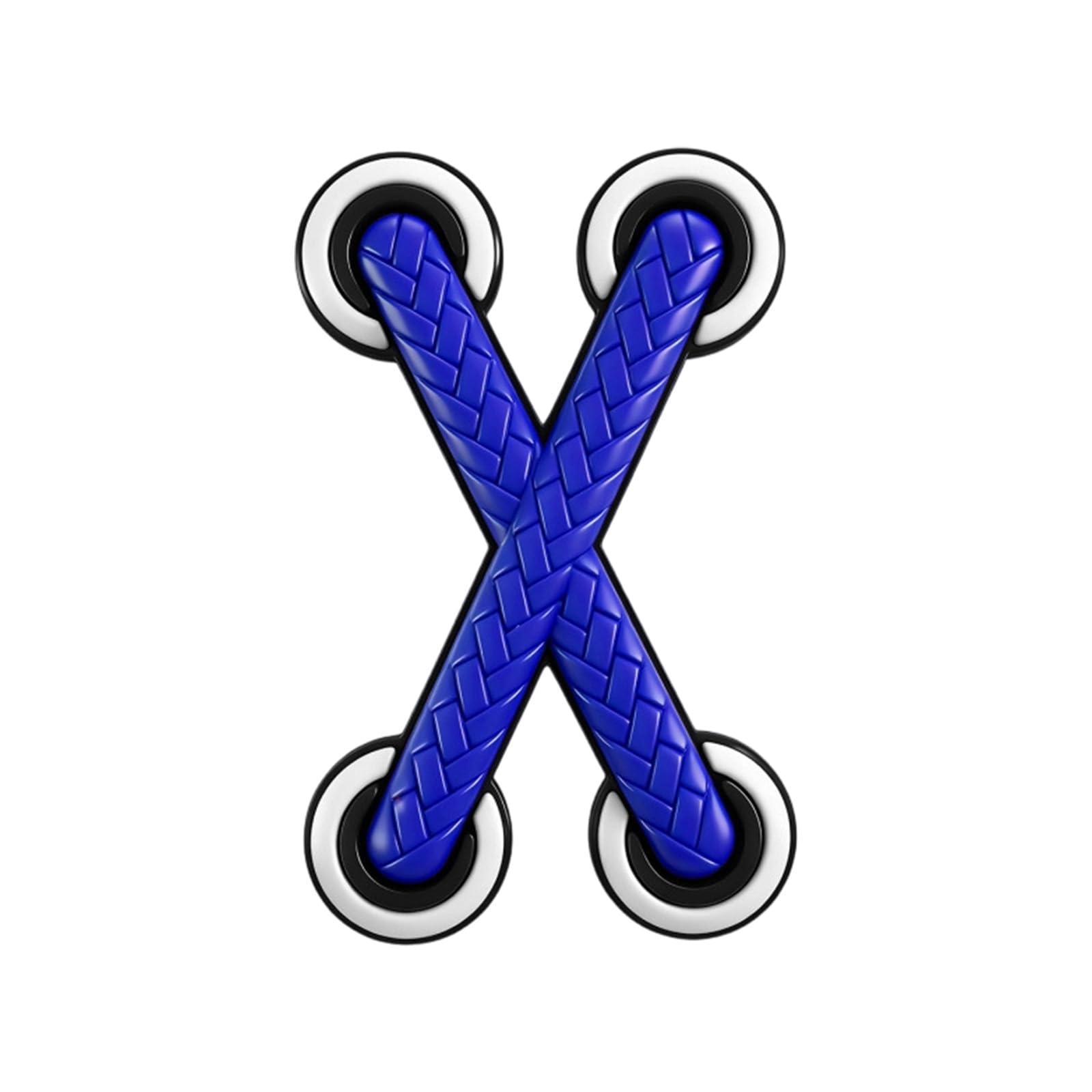 BWANGIAO 3D Woven Shoelace Decal Sticker For Cars Motorcycles And Scooters With Strong Adhesive And Waterproof PVC