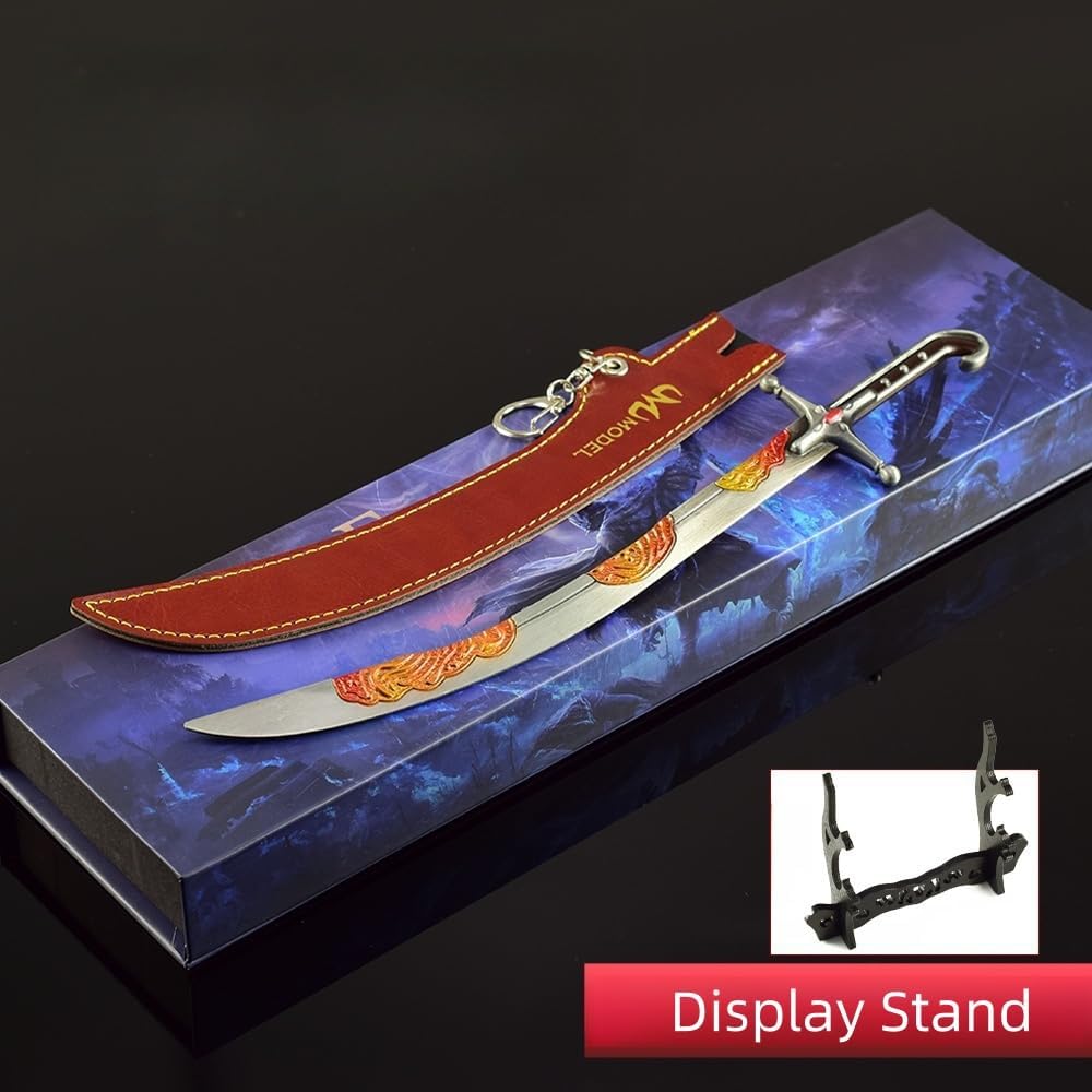 Superbuybox Game Elden Ring DLC Nightreign 12''30cm Scavenger's Curved Sword Giftbox Martial Arts Game Collection Gift Desk Decor w/Display Stand - Image 2