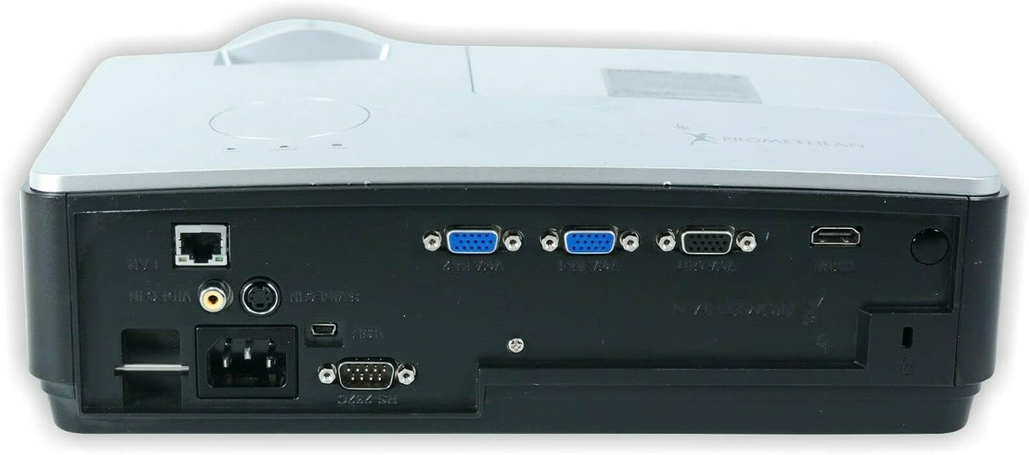 Арткы view of PROMETHEAN PRM-35 Projector with connectivity ports
