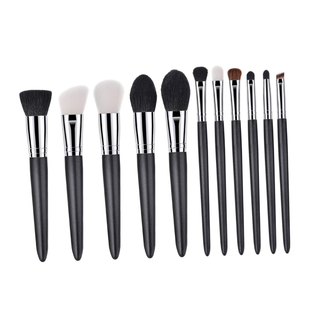 11pcs Luxury Wooden Handle Goat Hair Makeup Brush Set Set for Women for Home Travel Face Blush Eye Shadow Concealer 11pcs Luxury Wooden Handle Goat Hair Makeup Brush Set Set for Women for Home Travel Face Blush Eye Shadow Concealer