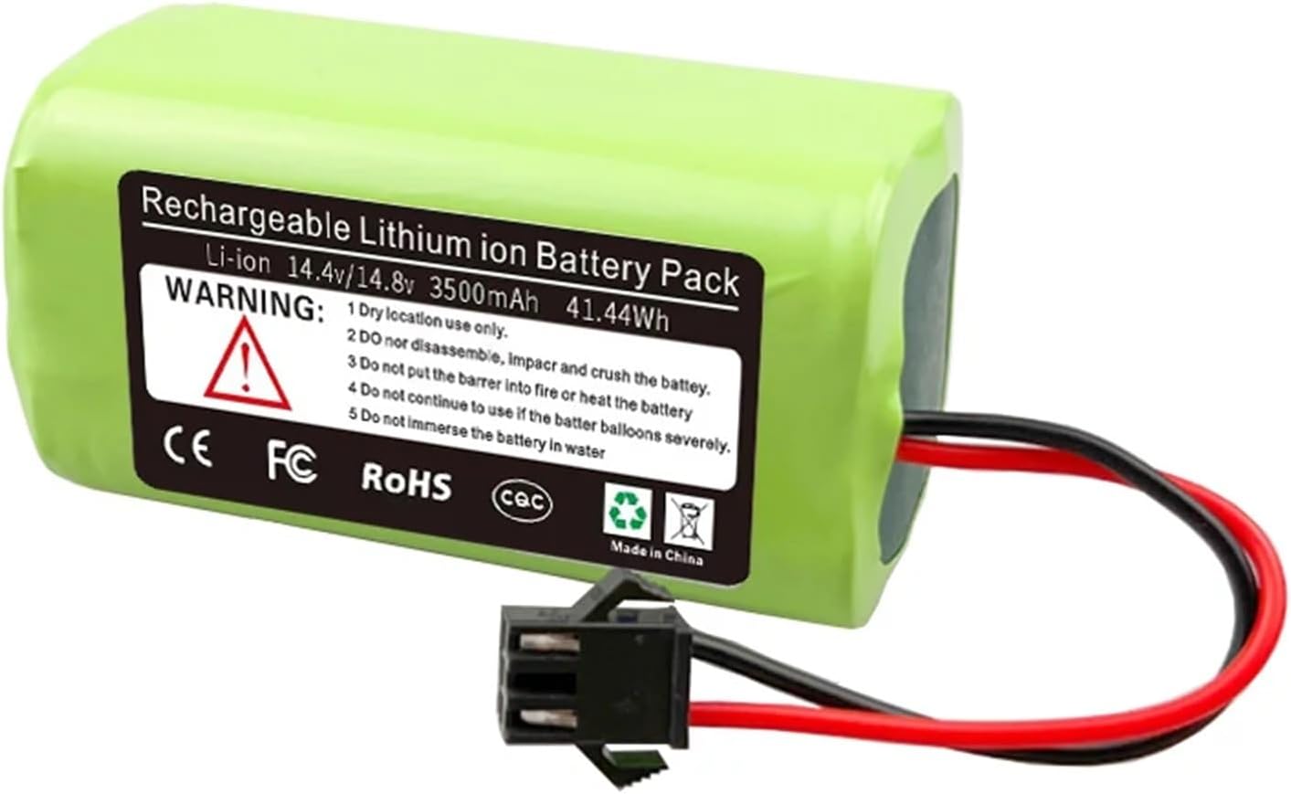 3500mAh Li-ion Battery, Compatible For Lefant, M201 М210 М210b M301 M501A M520 Robot Vacuum Cleaner, Compatible For Okp, Robot Vacuum Cleaner K2 Lithium Battery(2pcs)