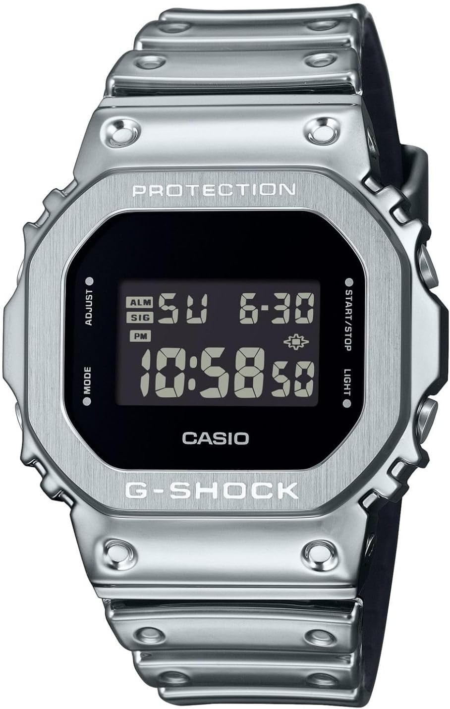 Casio Watch GM-5600YM-8ER, Silver, Modern