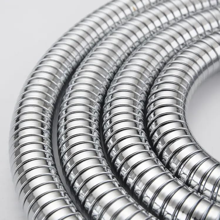 ARA CHOICE Large Bore 11mm Shower Hose, Chrome, 1.5M - Image 3