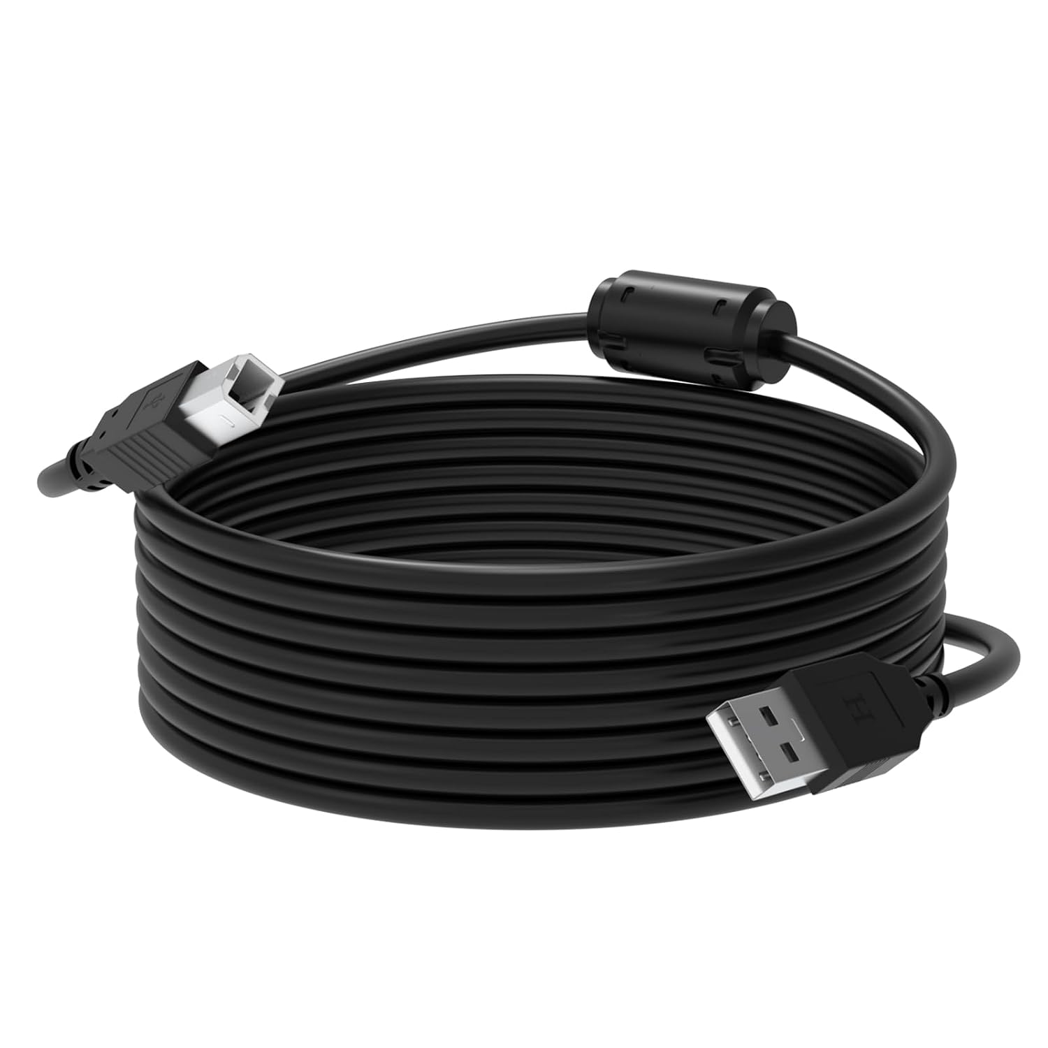 Midi Controller Cable USB to Type-B Printer Cable Cord for Audio Interface, Yamaha Casio Digital Piano, Midi Keyboard, USB Microphone, Monitor, Instrument, Printer, Scanner for Laptop Mac PC (16ft)