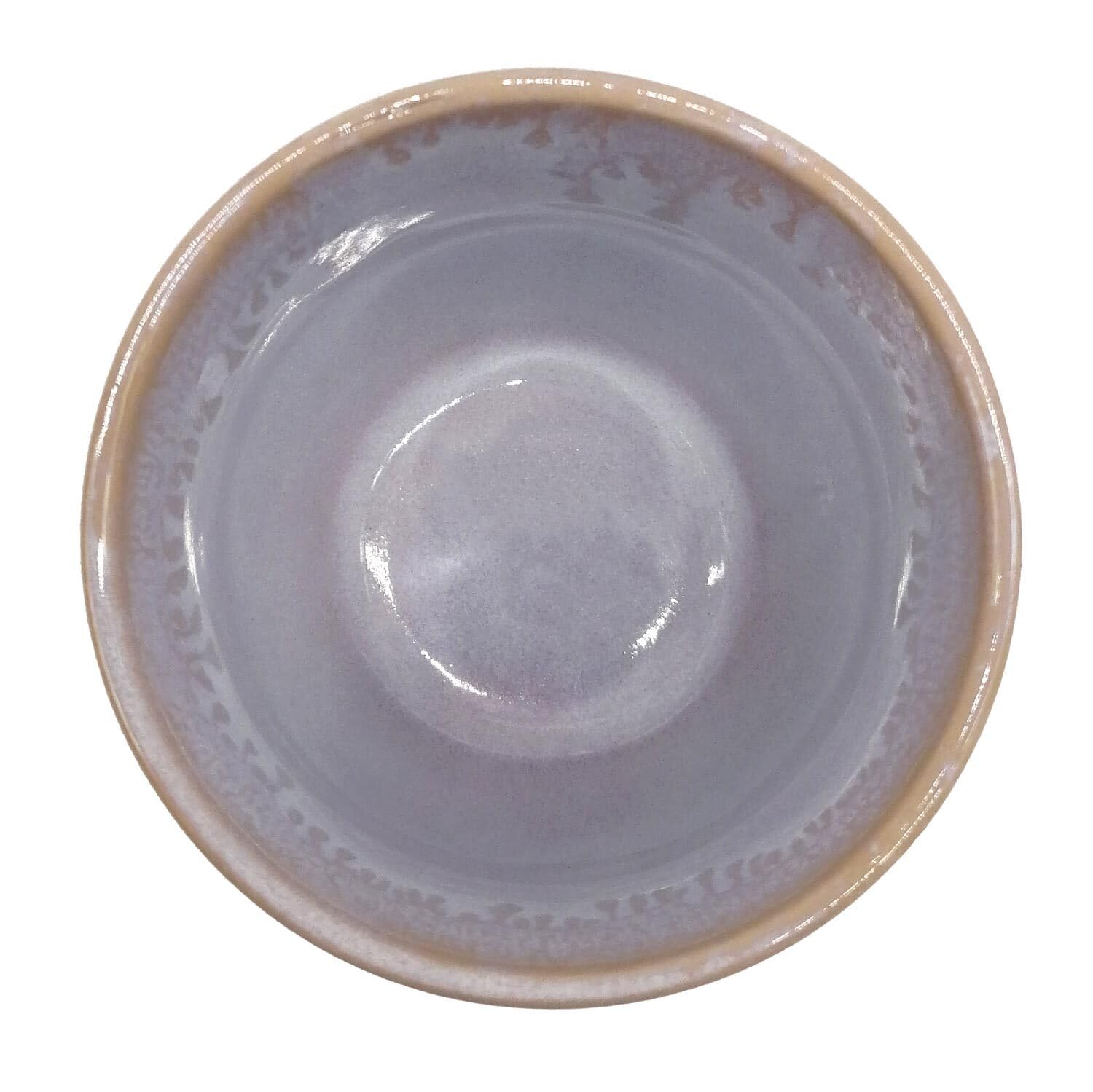 Mea-Living STONEWARE Espressobecher Polarweiß Mit Herz – Handgemachtes Steingut, 150 Ml