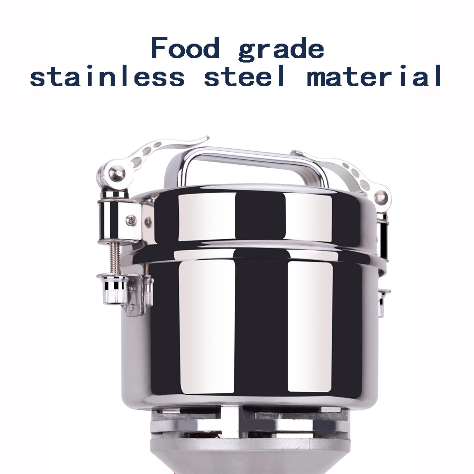 Molinillo de Grano de 700 g, Molinillo de Especias eléctrico Comercial de 2500 W, pulverizador de Acero Inoxidable con Motor de Cobre, tritura en 30 Segundos con Malla 30