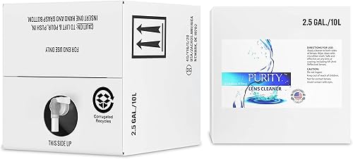 Purity - Limpiador de lentes de lentes de repuesto Seguro para todas las lentes (revestimiento AR incluido), anteojos y pantallas, fabricado en