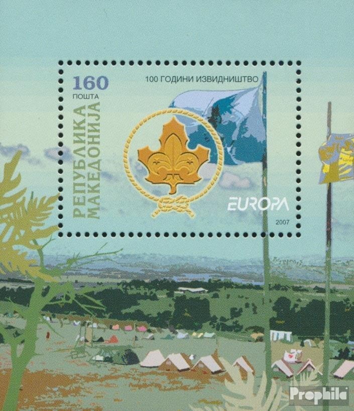 makedonien block17 (Complete.Issue.) unmounted Mint/Never hinged ** MNH 2007 Scouts (Stamps for Collectors) Rotary/Lions/Freemason/Pathfinder