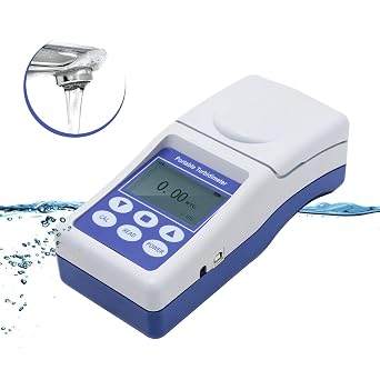 NEWTRY 01000NTU Portable Digital Turbidity Meter Lab Turbidimeter Water Quality Turbidity Detection Analyzer Tester 01000NTU