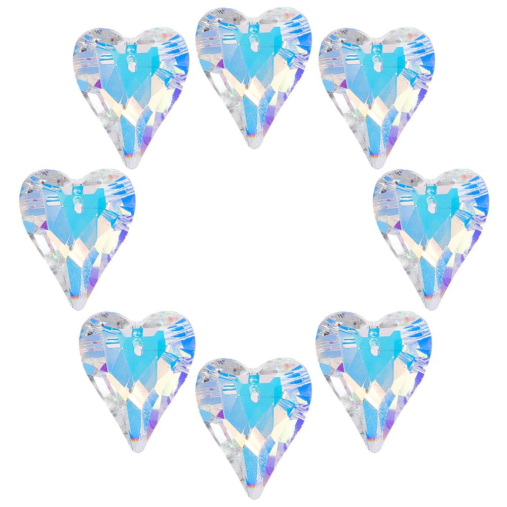 Pendentifs attrape-soleil en verre à facettes pour décoration de mariage