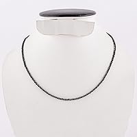 Vista 81 de Natural Moonstone Gemstones Choker Necklace, Faceted Rounds Beads, Silver Plated Jewelry, Healing Crystals, Birthday, Handamde, Minimalist, Women