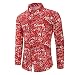 Produktbild Hniunew Herrenhemd Festliches Shirt -Langarm- Bedrucktes Hemd Anzughemd Valentinstag Jacquard Shirt Mit KnöPfen Freizeithemd Fit Langarm-Hemden Button Down Long Sleeves Dress Shirts Tops