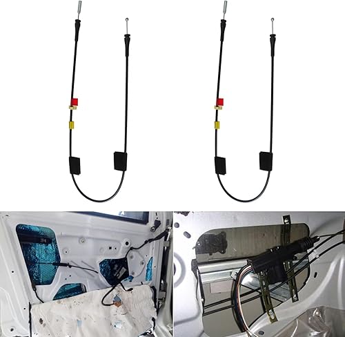 Miniatura 6 de 1Pair Rear Door Upper Side Door Latch Release Cable Replacement for 1998 Ford F150 Lariat Extended Cab Pickup 3-Door 4.6L 281Cu. In. V8 GAS SOHC