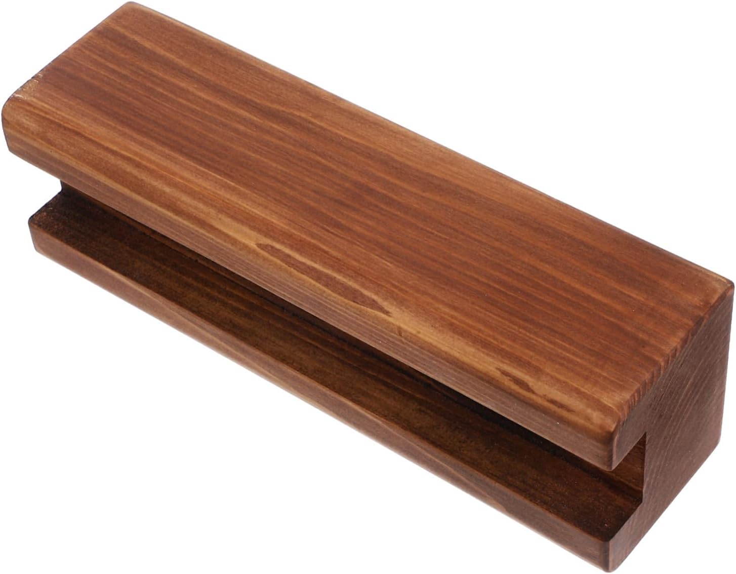 Homoyoyo Wooden Full Length Mirror Stand Mirror Floor Stand Holder Anti-Skid Base Wall Mirror Hooks
