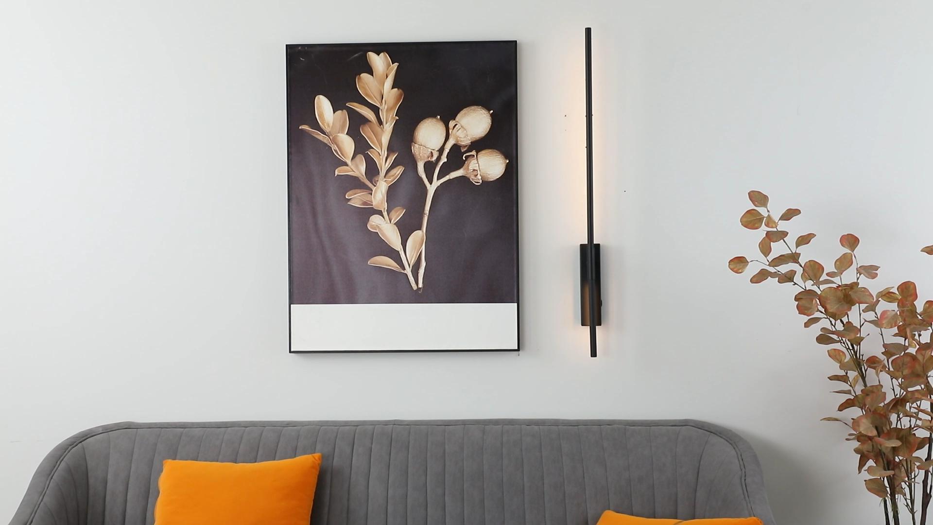 Image of Battery Operated Wall Sconces with Remote Control, 5W 5000mAh Dimmable Wireless Wall Sconces Set of 2, Rechargeable Wall lights Indoor for Living Room Bedroom Hallway, 25.2inch, 2 Pack,Gold