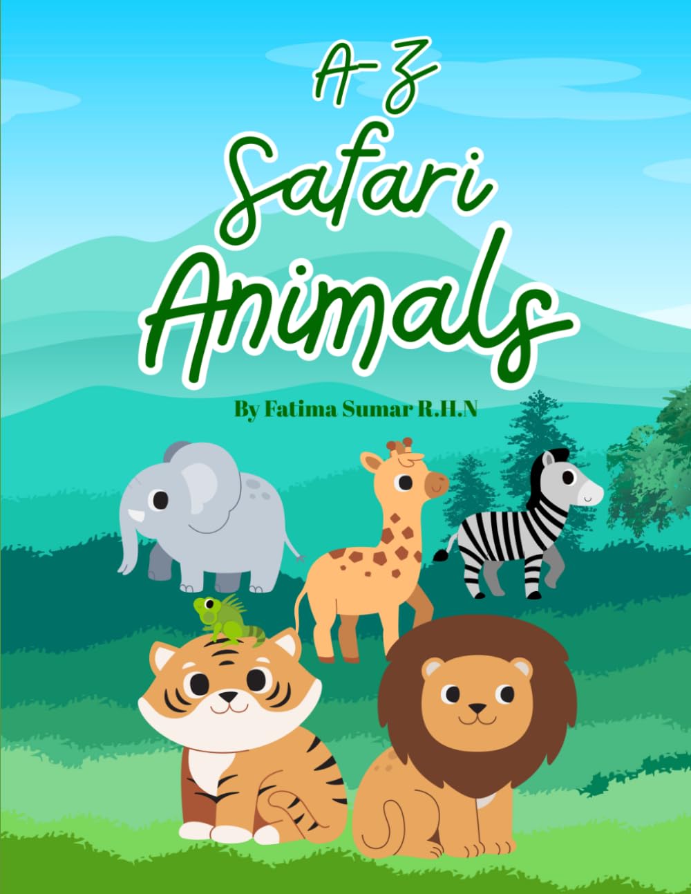 A-Z Safari Animals (A-Z Colouring Books)
