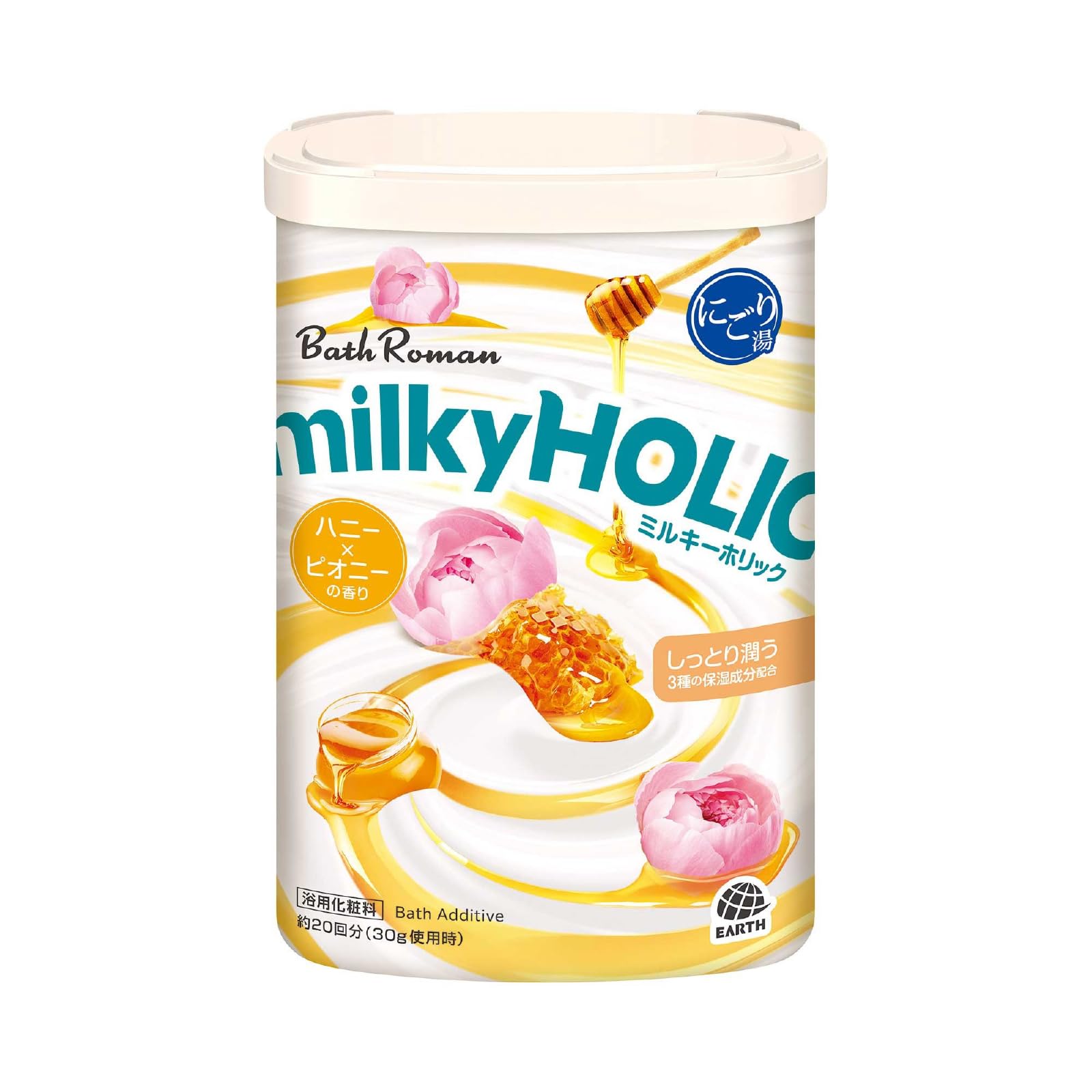 Amazon | バスロマン ミルキーホリック バスパウダー にごり ハニー