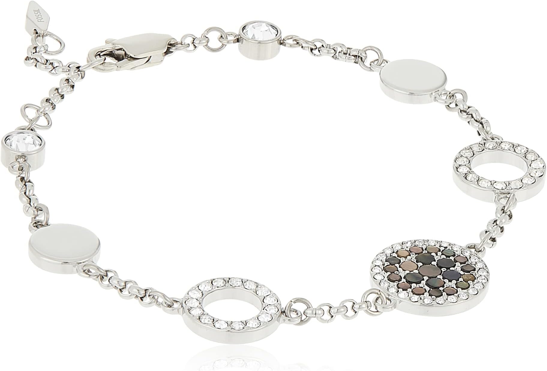 FossilWomen Vintage Glitz Crystal Bracelet