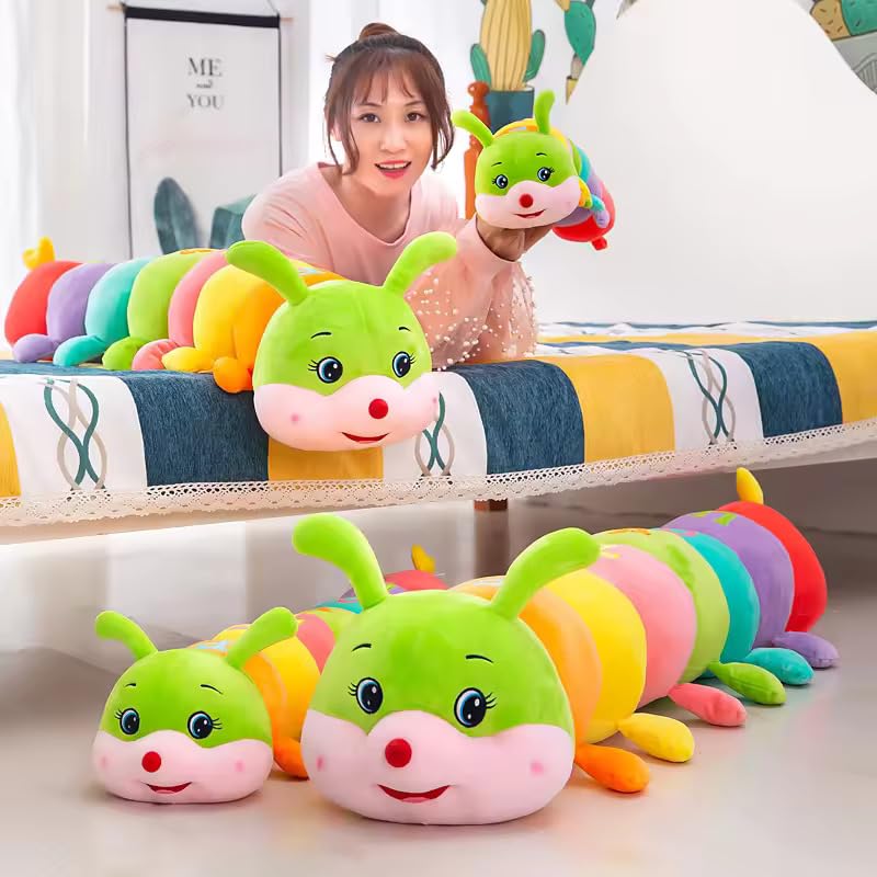Image of RVA Caterpillar Soft Toy | Stuffed Animal for Kids (65 Cm /25 inch) | Plush Caterpillar