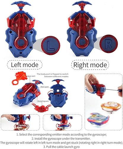 Miniatura 3 de Burst Spriggan Bae Blades Juguetes Battle Tops Cuchillas Juguetes para Niños Bey Battling Tops Juego Baeblades Set String Launcher Lr Play Blade