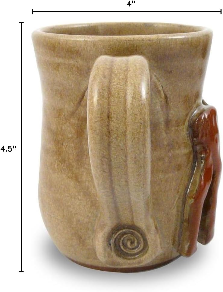 Moose Mug - American Handmade Stoneware Pottery, 14 oz