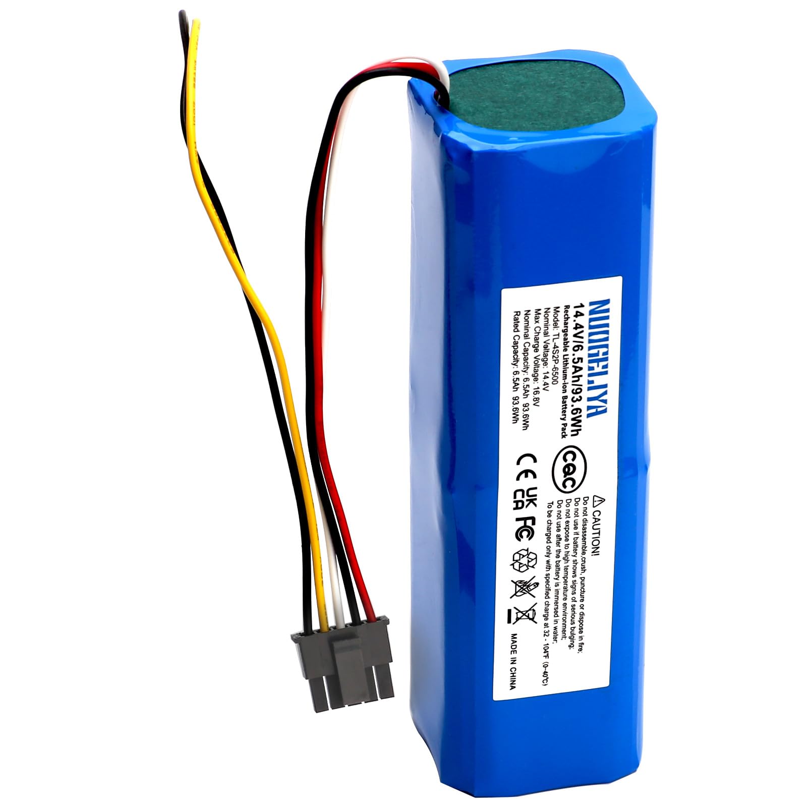 NUOGELIYA Para Conga 4090 4490 4690 4590 robot aspirador 14.4V 6500mAh batería de repuesto