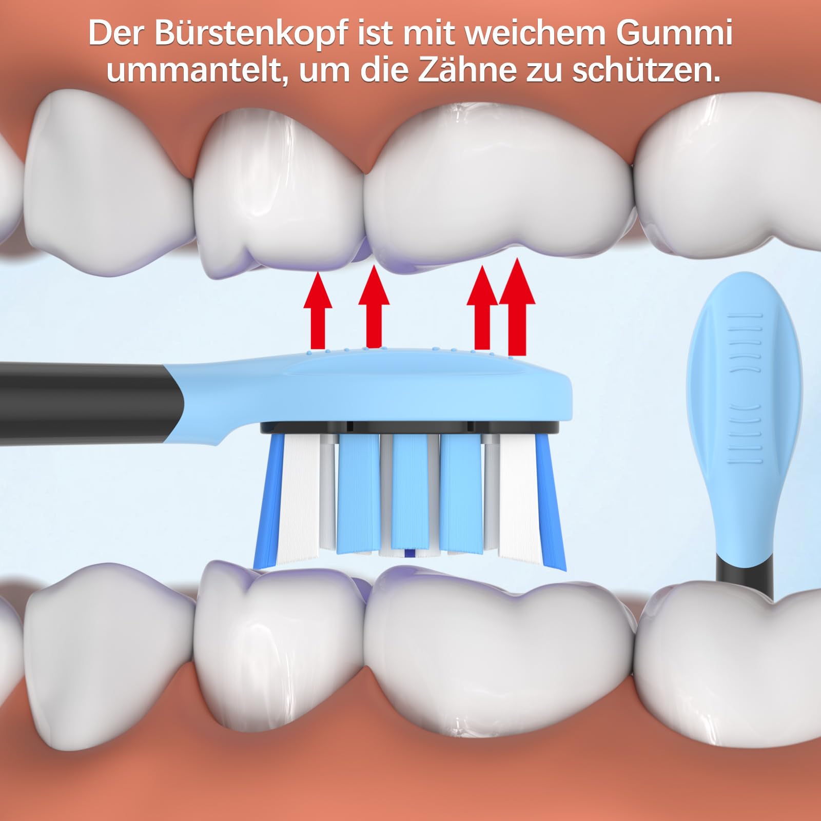 16er Ersatzbürsten Kompatibel mit Philips Sonicare Elektrische Zahnbürste, Bürstenköpfe Zahnbürst... Ansicht 5