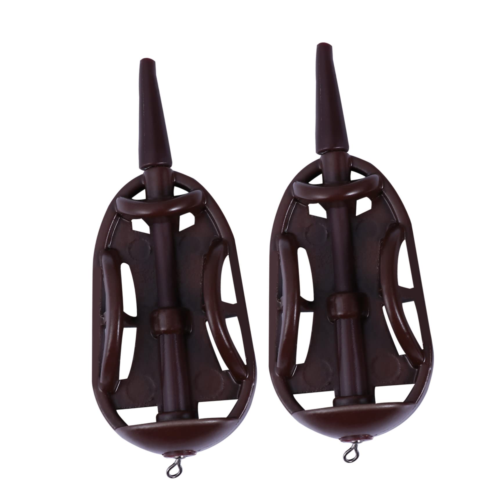 NAMOARLY 2Pcs Fishing Bait Cage Lightweight Lure for Quick Baiting Strong Mesh Structure Portable Design for Fishing Enthusiasts for Attracting Fish