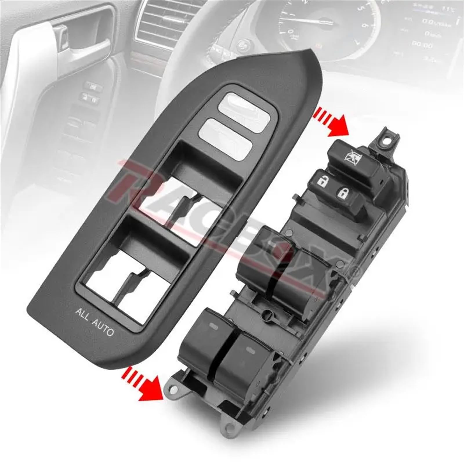 Power Window Master Switch Compatible With Toyota Land Cruiser