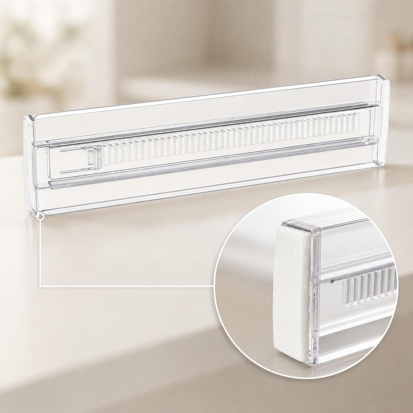 8 divisori per cassetti, Organizer per cassetti Eleganti, Leggeri, creativi, Versatili, Regolabili e Facili da installare per Bar e Camera da Letto, Chiaro