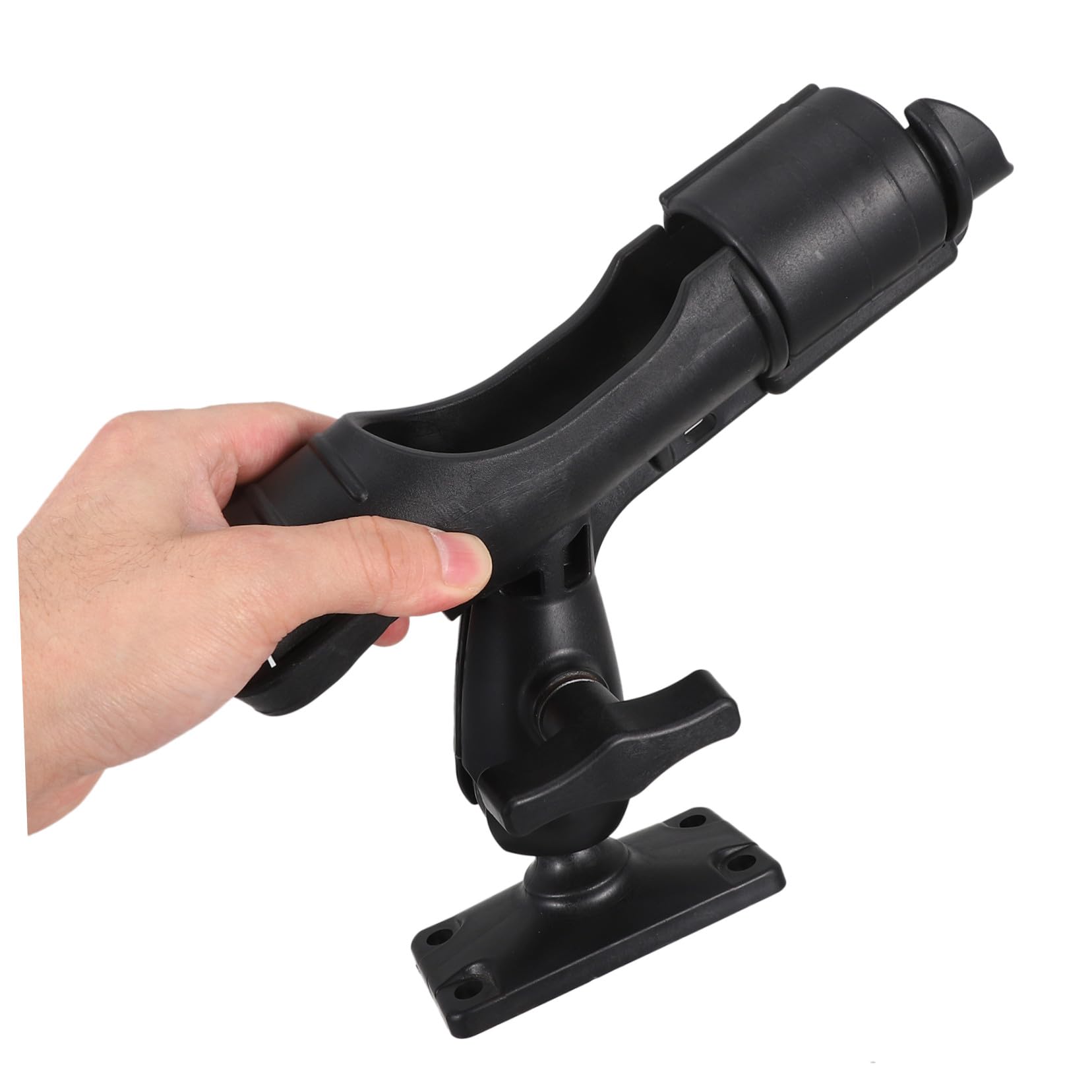 TOYANDONA Supporto Canna Regolabile per e Kayak Base e Compatibile con Varie Canne Multifunzionali Stand Portatile per Pescatori