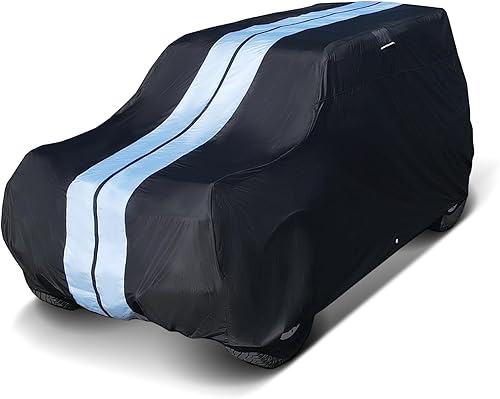 Miniatura 112 de iCarCover - Funda de auto de 18 capas de alta calidad, impermeable, resistente a la intemperie, protección contra radiación UV, nieve, polvo