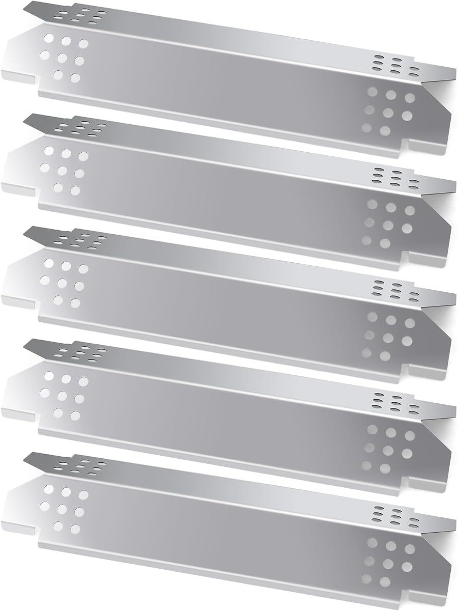Grill Heat Plates Nexgrill 5 Burner Replacement, Burner Covers | Grill Replacement Parts for Home Depot Nexgrill 720-0830H, 5 Burner 720-0888, 720-0888N, 720-0882A, 720-0882S