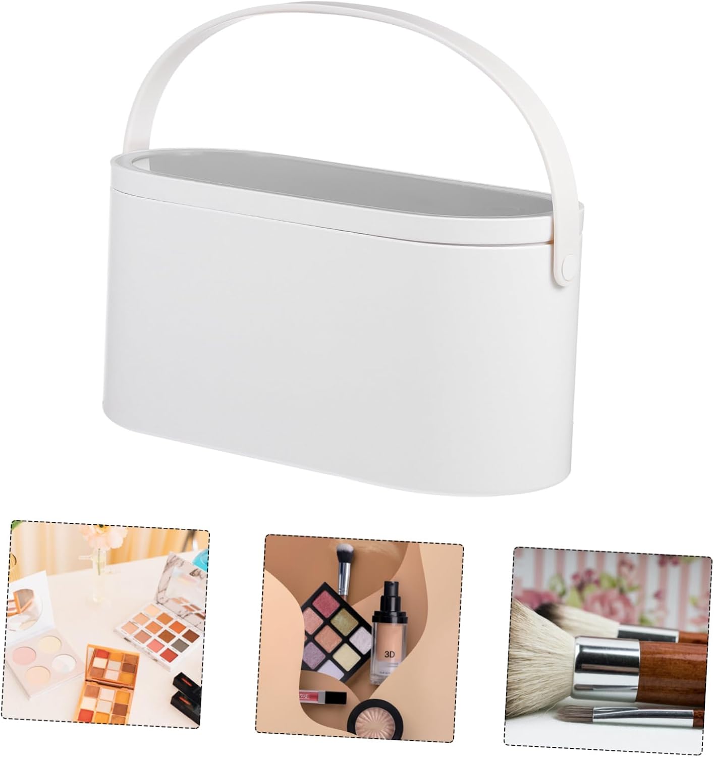 Portable Led Lighted Makeup Case with Organizer for Travel Cosmetic Storage Box with Mirror and Design for Business Trips and Outdoor Activities