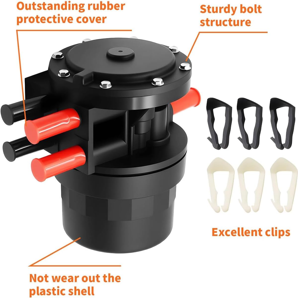 F1UZ-9B263-B 911-000 Fuel Pump Reservoir Tank Selector Valve Fits for Ford F-150 F-250 F-350 E-150 E-250 E-350 1989-1997 Replace#F1UZ9B263B, 911000