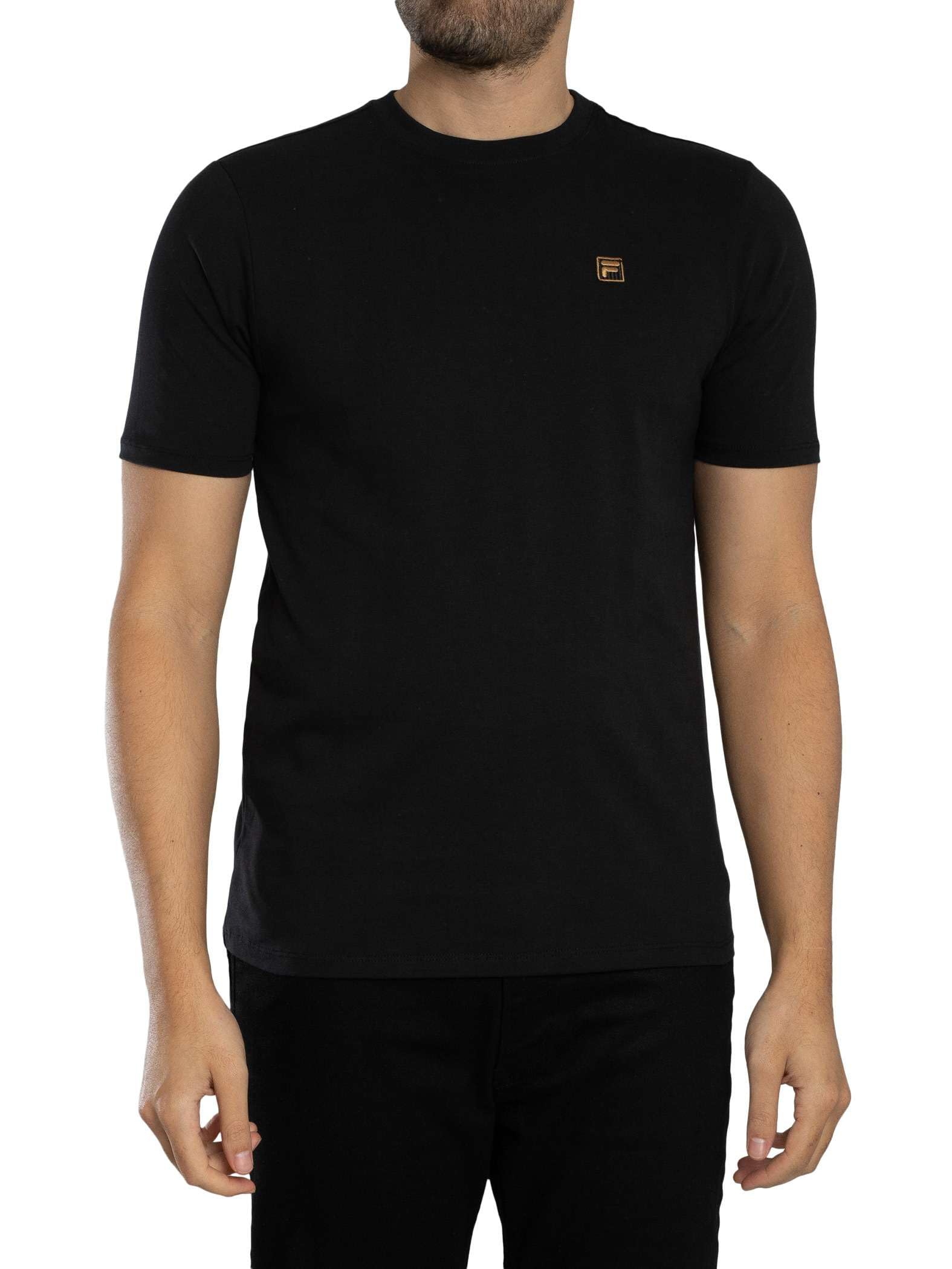 Fila Men's Black Yaxley 4 Premium T-Shirt, L